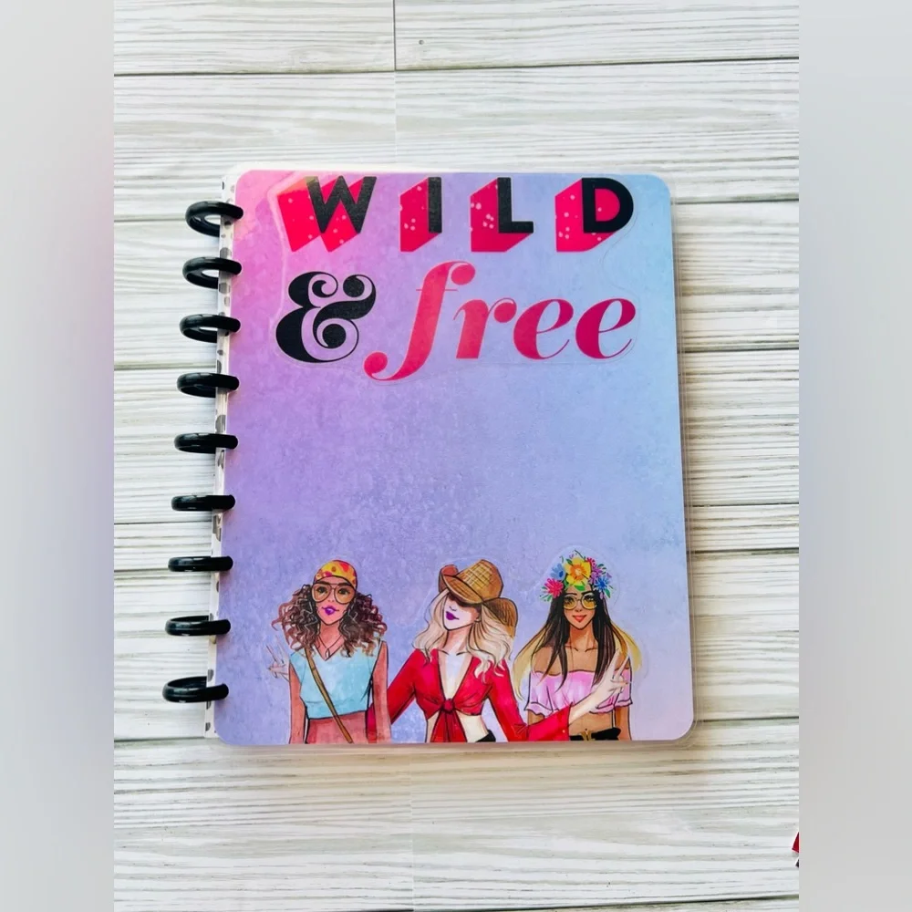 Happy Planner Classic size weekly layout wild and free